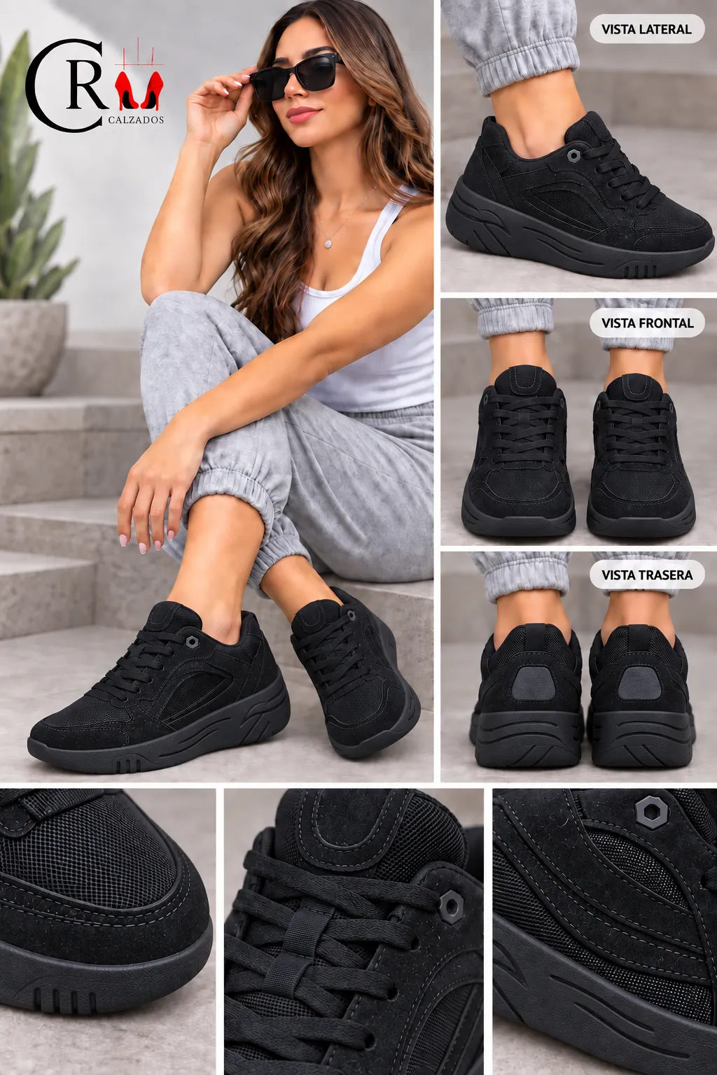 Zapatilla ancha oversize