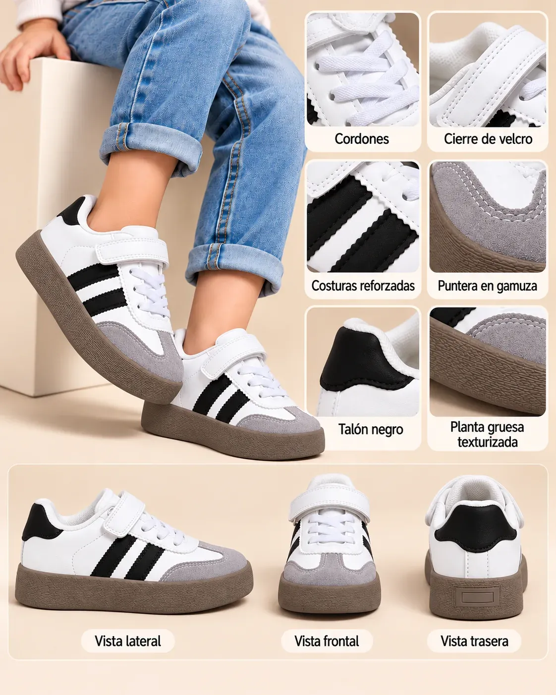 zapatilla adi  plataforma