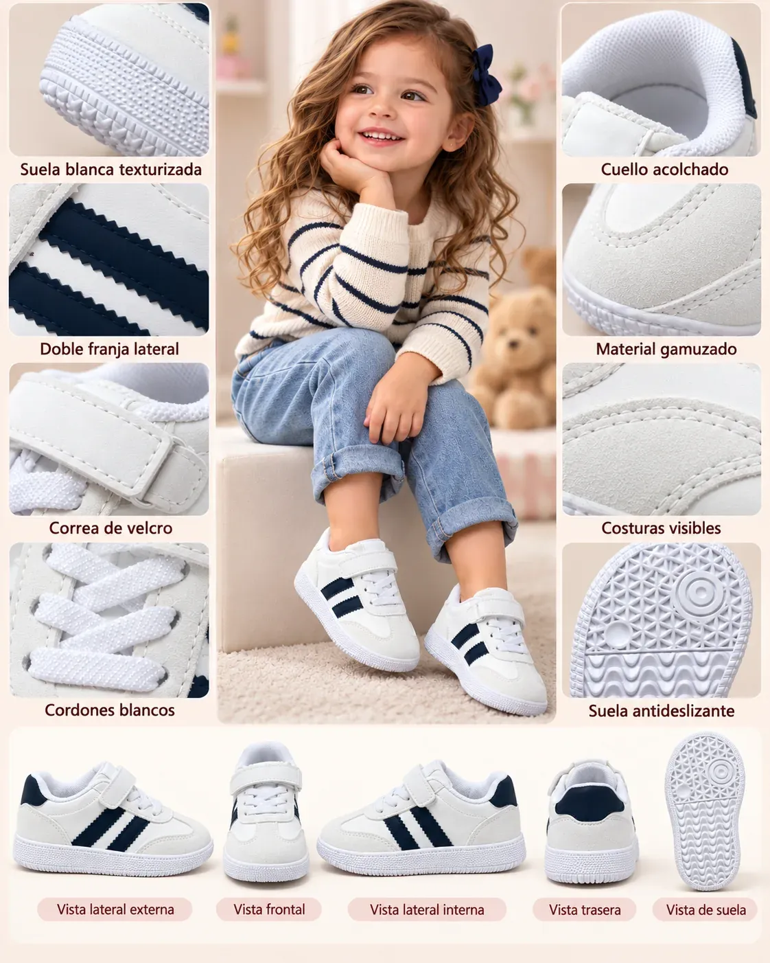 zapatillas estilo adida
